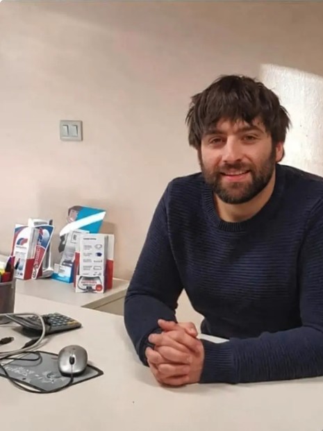 Stefano Rosso nel suo studio
